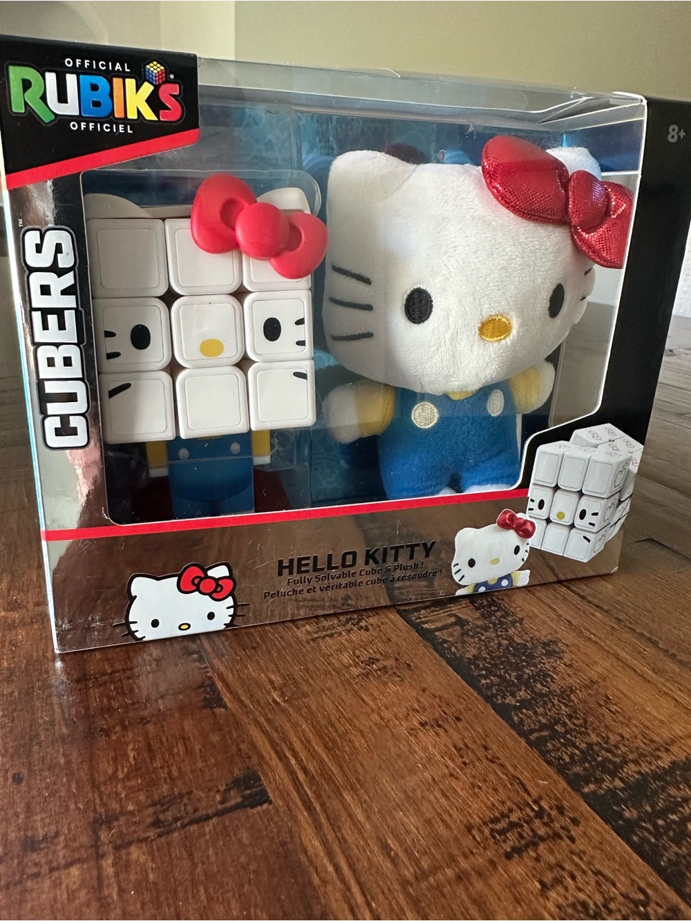 Official RUBIKS CUBE Hello Kitty Cube to Solve And Plush!  NIB!